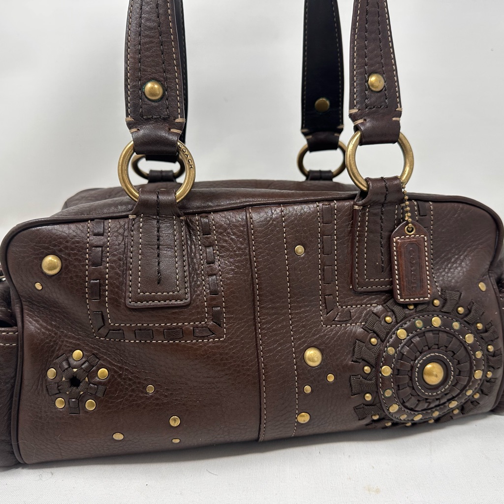 Rare Y2k Coach Mia Satchel Purse Leather Limited Edition